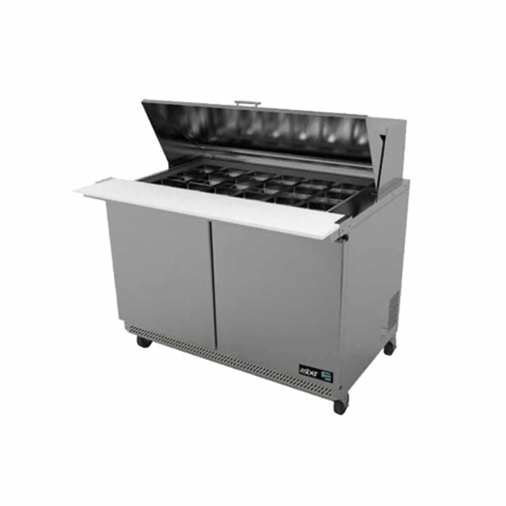 Mesa Refrig. De Prep. - Mega Top - 2 Cajones + 1 Puerta. Premium Line. Nuevo Lanzamiento.