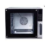 HORNO DE CONVECCIÓN DIGITAL CUERPO INTERIOR Y EXTERIOR EN ACERO INOXIDABLE, RACK CROMADO PARA 4 CHAROLAS DE 43.5 X 32.5 CM., SEPARACIÓN ENTRE CHAROLAS DE 7.5 CM. PUERTA CON DOBLE CRISTAL DE FÁCIL LIMPIEZA INTERIOR, ILUMINACIÓN, UN MOTOR VENTILADOR DE DOBE GIRO PARA COCCIÓN MÁS UNIFORME, RANGO DE TEMPERATURA DE 50 A 260°C, POTENCIA DE 2,800 W A 220V / 60HZ. CAPACIDAD TOTAL DE 66 LITROS.  PATAS ANTIDERRAPANTES. PESO NETO DE 31.2 KGS