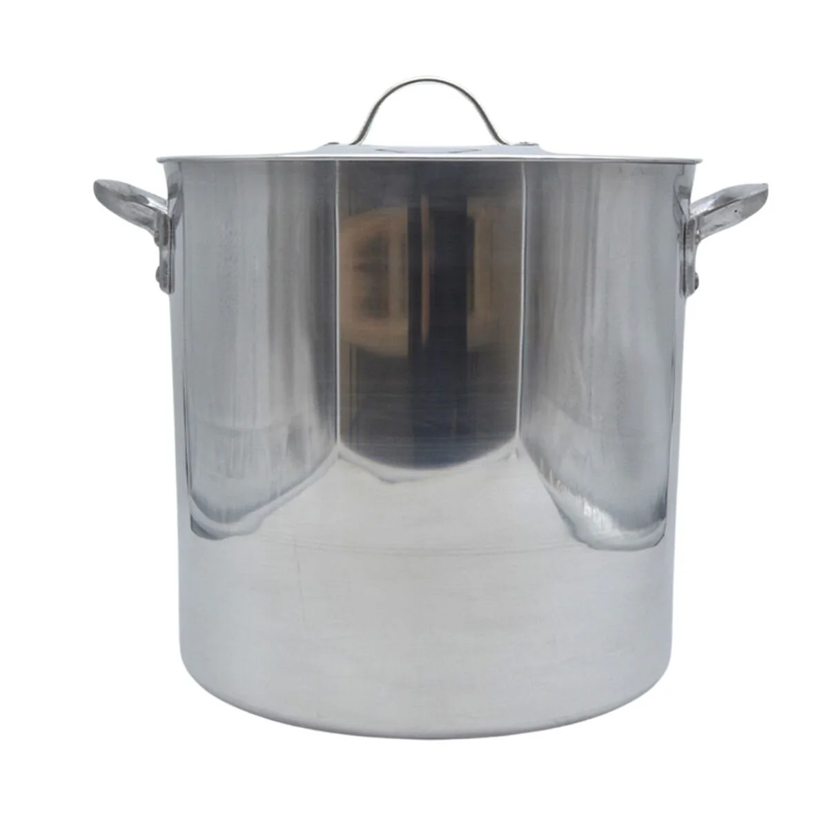 Olla Aluminio Triple Fuerte 60 Lts Con Tapa (40 Cm X 44 Cm)