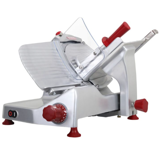 Rebanadora marca BERKEL.Cuchilla de 300mm de Ø, Capacidad de corte de 245 X 195. Espesor de 0-14 mm. Motor de 1?2 HP Afilador integrado. Alimentación eléctrica: 110 Volts, 60 Hz. Rebanadora rectangular: 245X195mm Rebanadora redonda: 230mm
