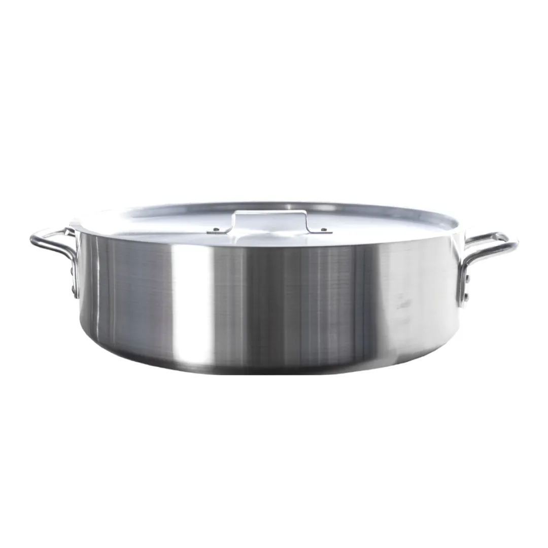 Budinera 30 Litros Con Tapa, Aluminio Triple Fuerte