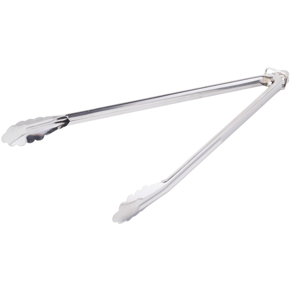 Pinza Panadera 16 Pulgadas, Calibre 20 Abrillantadas Y Con Candado, Acero Inoxidable