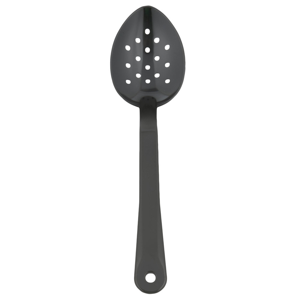 Cuchara Perforada 13 Pulgadas, Policarbonato, Negra