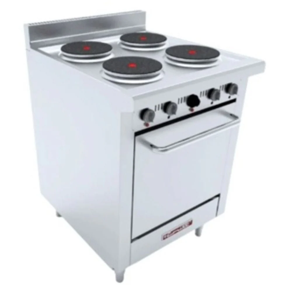 Estufa Eléctrica Ec-4hm-e 4 Platos 1 Horno A, Inox. A Piso