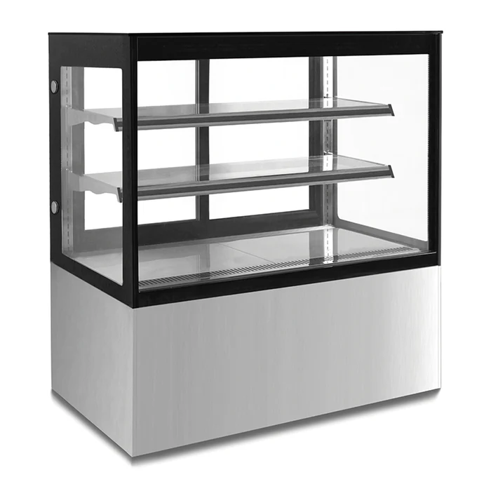 Vitrina Refrigeradora De Piso Con Cristal Recto 90 Cm