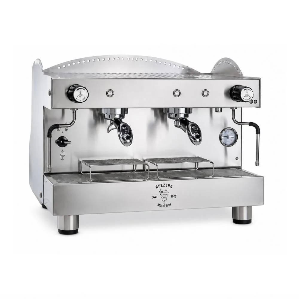 Máquina para Café Espresso B2016 PM Push Button 2 Grupos, 110V, Caldera 11 L, 480 Tazas/Hora