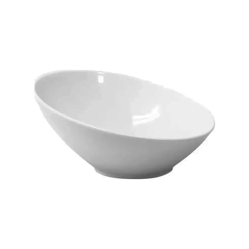 Tazon Inclinado 10 Cm De Melamina Blanca