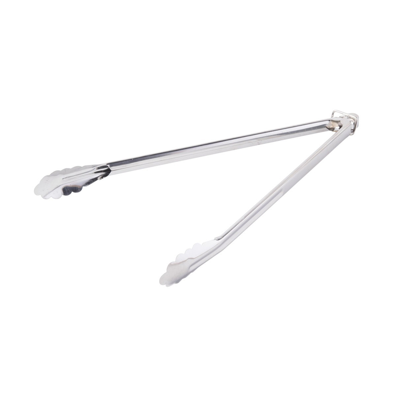 Pinza Para Pan 16 Pulgadas, Calibre 18 Abrillantadas Y Con Candado, Acero Inoxidable