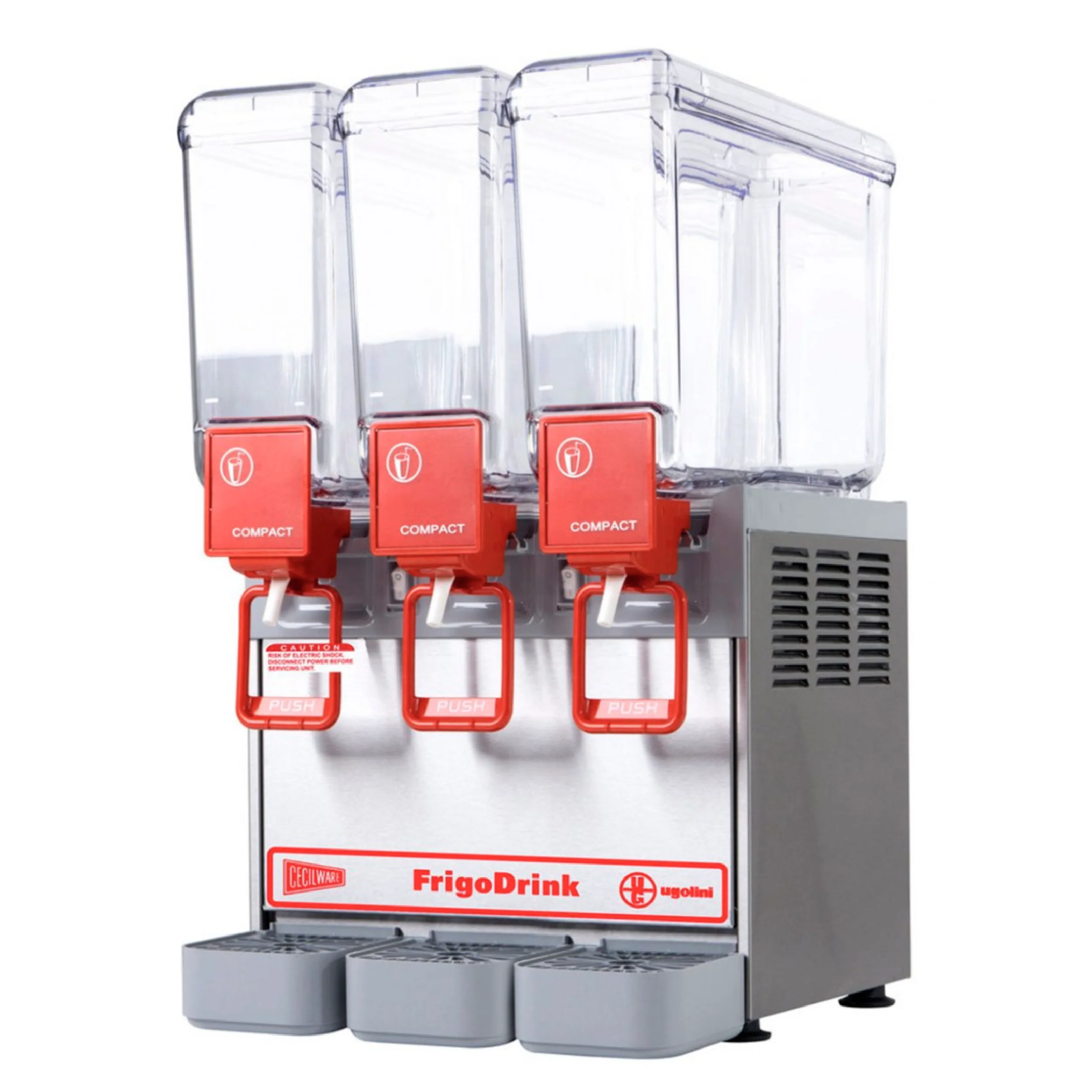 Despachador de Bebidas, 3 Tazones de 20 Litros c/u