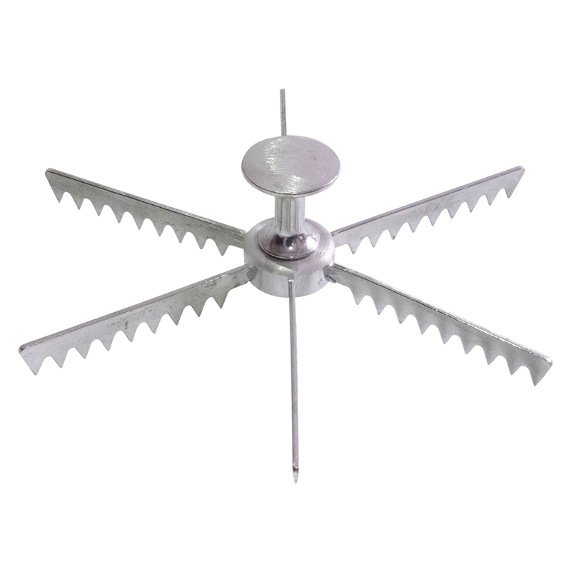 Marcador Para Pay 6 Porciones, Aluminio