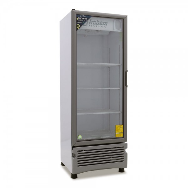 Refrigerador Vertical 20 Pies (566 Litros), Con 1 Puerta De Cristal, 4 Parrillas, Luz Led