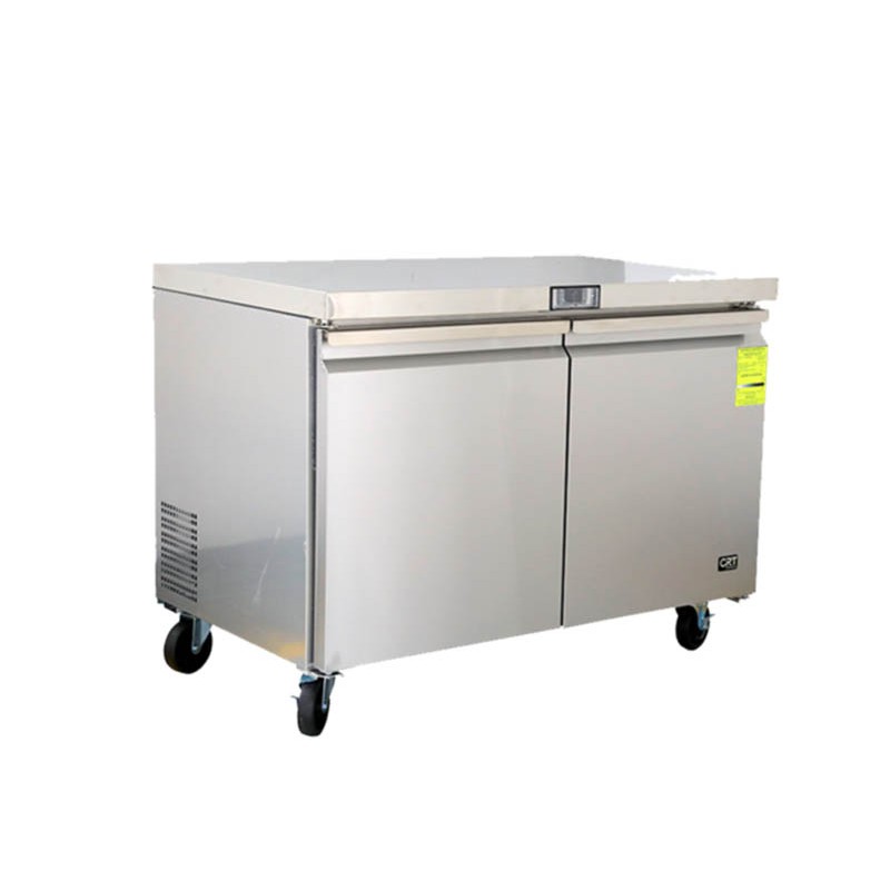 Mesa Fría Bajo Barra 2 Puertas, Congelación,a Inox, 506 Lts