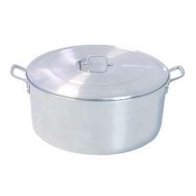 Olla Aluminio Triple Fuerte 200 Lts Con Tapa (60 Cm X 70 Cm)