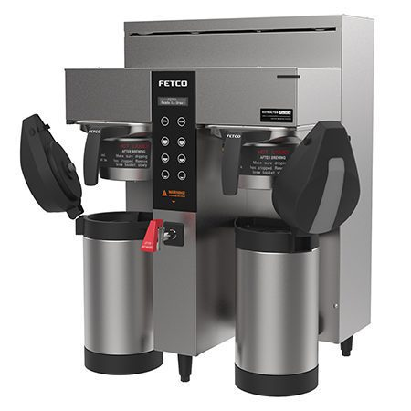 Cafetera Twin 2 E Capacidad De Tanque 5.48 G/ 20.74 L, Prodiccion De Café 254 Tazas X Hora (8oz)/ 60l, Corriente 220 V.