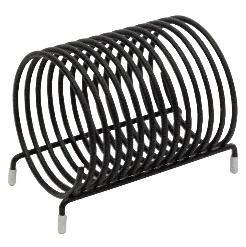 Porta Notas Espiral, Acero Al Carbón, Negro