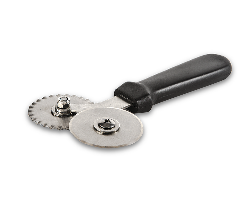 Cortador De Pizza Doble 2.5 Pulgadas, Acero Inoxidable