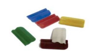 Juego Clip Para Inserto (30 Piezas) Polipropileno, Rojo, Amarillo, Azul, Verde, Blanco, Café
