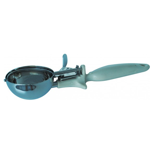 Porcionador Reforzado 3 Onzas, 3/8 Tazas, Acero Inoxidable, Marfil