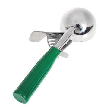 Porcionador Reforzado 1/3 Tazas, Acero Inoxidable, Verde