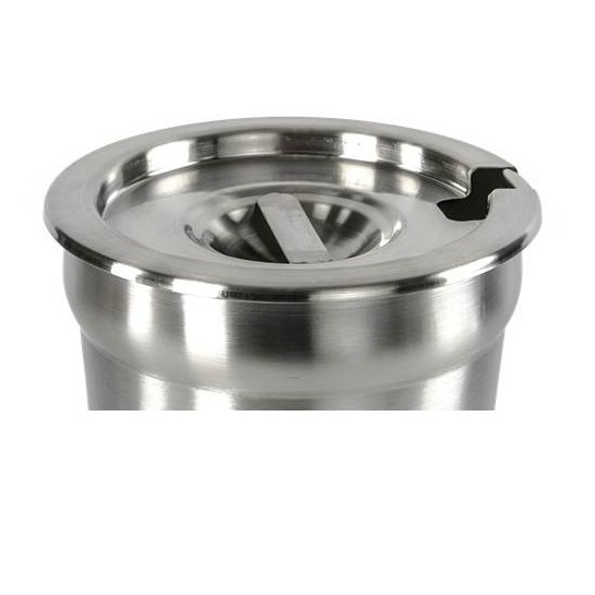 Tapa Inserto Redondo 4 Qt, Acero Inoxidable