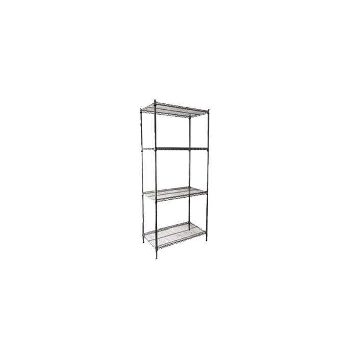Juego De Estanteria 36'' X 18'' A. Inox, Incluye Postes De 72