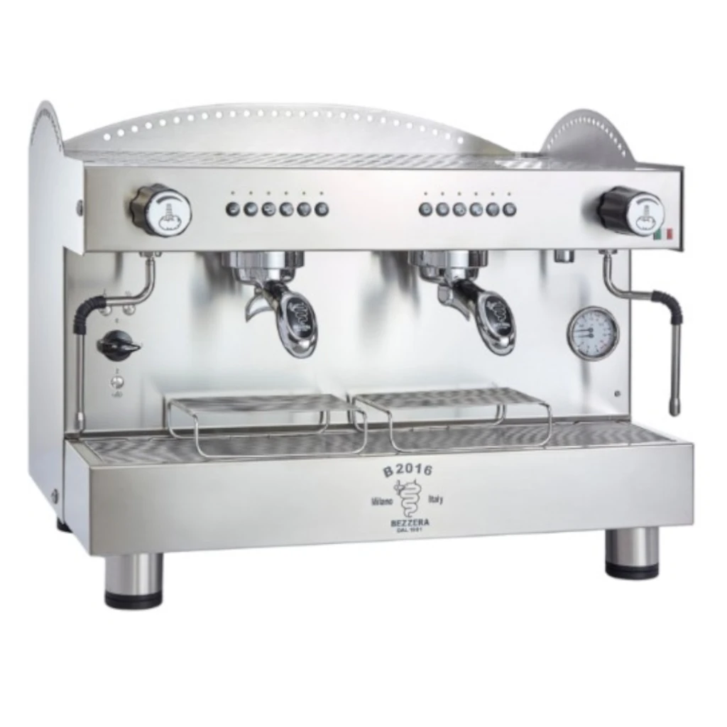 Máquina para Café Espresso B2016 Electronic Dosage 2 Grupos, Acero Inoxidable, 220V, Caldera 11 L, 480 Tazas/Hora