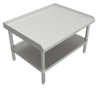 Banco 88 Cm, Mesa Superiro Sanitaria, Con Bordes Lisos Para Seguridad, Marco Para Evitar Desplazamiento De Equipo, Y Escurrimientos