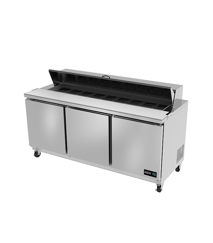 Mesa Refrig. De Prep. - Ensaladas - 2 Cajones + 2 Puertas. Premium Line. Nuevo Lanzamiento. Precio En PromociÓn