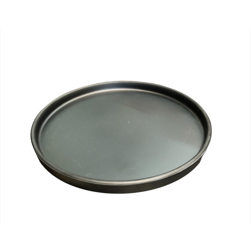 Barcelona Plato 27 Cm Melamina Negra Mate