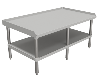 Banco 118 Cm, Mesa Superiro Sanitaria, Con Bordes Lisos Para Seguridad, Marco Para Evitar Desplazamiento De Equipo, Y Escurrimientos
