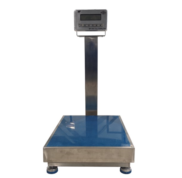 Báscula Con Plataforma De Piso Hermética 300 Kg, Medida Para Plato Receptor  45 X 60 Cm