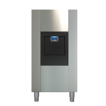 Dispensador De Hielo Sirion Slimdhd, A. Inox, Compatible Con Máquina Spika700 De 30´´, Produndidad De La Cubierta De 200 Mm, Para Usar Con Cualquier Cubierta