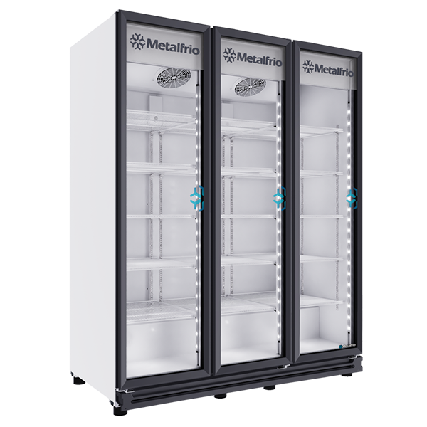 Refrigerador 3 Puertas de Cristal 1883 L
