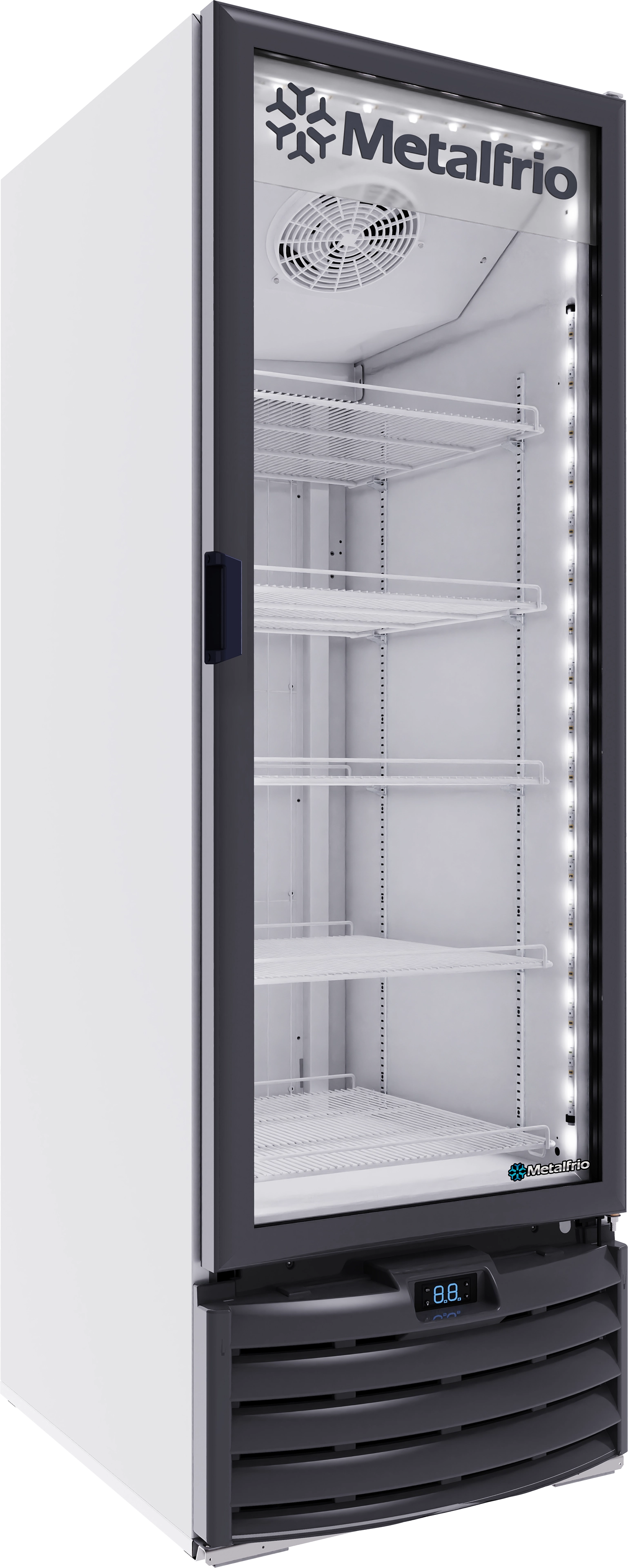 Congelador Vertical 1 Puerta de Cristal 555 L