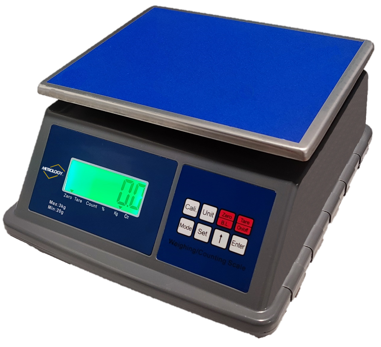 Bascula Porcionadora Hermetica,30kg/ 5g,  Plato De A. Inox De 27 X22 Cm,  Bateria De Litio Recargable Con Duracion  100 H, A Prueba De Chorro De Agua Y Anti--plaga,tara Progrescia, Unidades Kg,gr,lb,oz, Funcion Cuenta Piezas