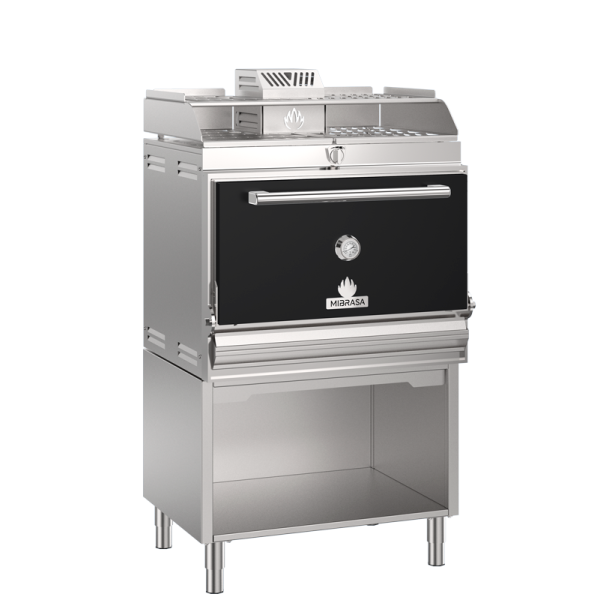 Horno Con Mueble Y  Sop Band Base-spac-160 Incluye Parilla,pinzas,atizador,pala Y Cepillos