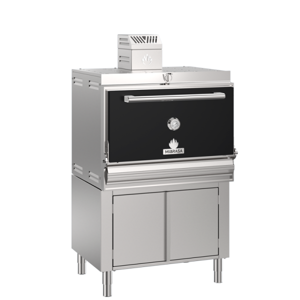 Horno Con Armario Bajo Vertical 110 Incluye Parilla,pinzas,atizador,pala Y Cepillos