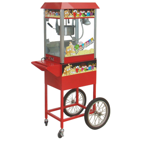 Fabricadora De Palomitas Eléctrica Con Carro 94x45x154 Cm