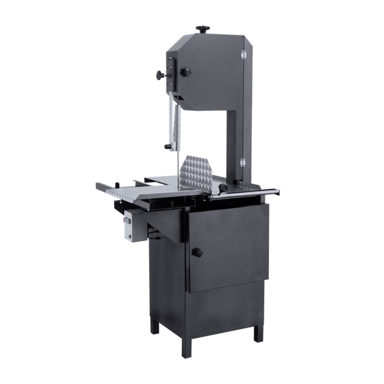 Sierra De Carne Y Hueso De Mesa - Aluminio Anodizado Color Negro Mesa A.inox
