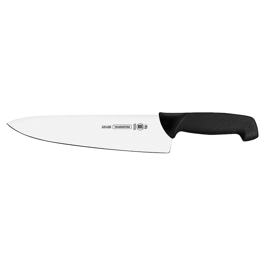 Cuchillo Tipo Chef 10 Pulgadas, Negro
